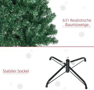 Kunstkerstboom Ø81 x 210 cm