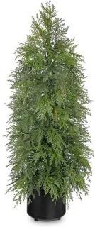 Kunstkerstboom op pot 90cm kunstmatige ceder