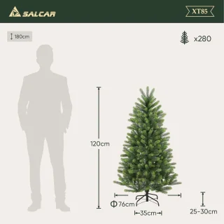 Kunstkerstboom PE 120 cm