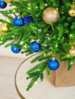 Kunstkerstboom PE 95 cm met standaard
