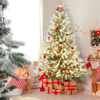 Kunstkerstboom PE/PVC 225 cm