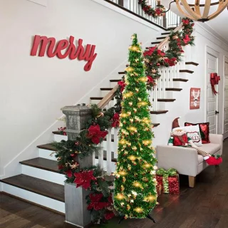 Kunstkerstboom Pop 150 cm Donkergroen