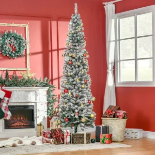 Kunstkerstboom Potlooddennen 225 cm Ø68 cm