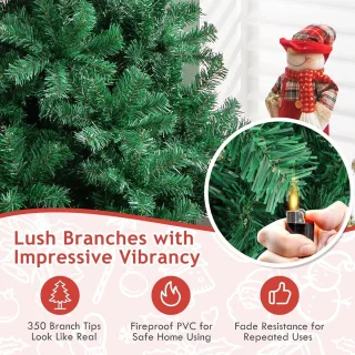 Kunstkerstboom potloodvorm 150-240 cm groen