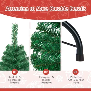 Kunstkerstboom potloodvorm 150-240 cm groen