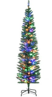 Kunstkerstboom potloodvorm 180 cm spar groen