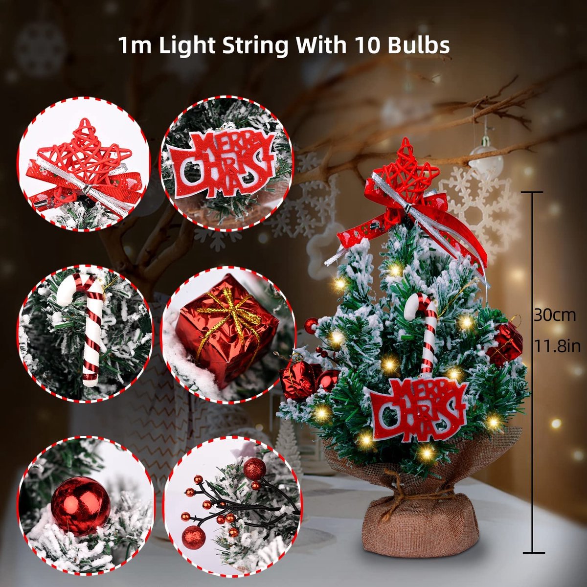 Kunstkerstboom Premium 100x100x30 cm