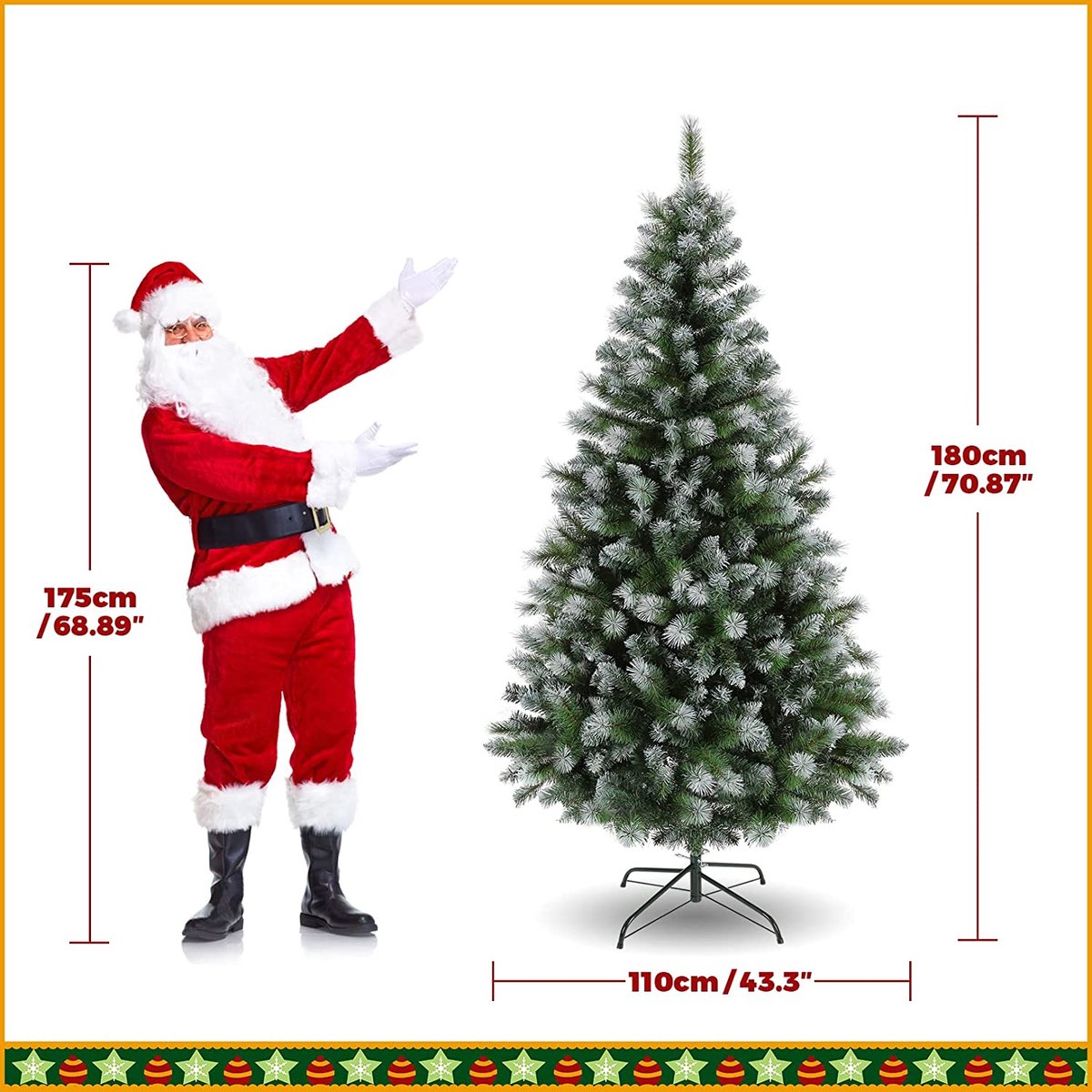 Kunstkerstboom Premium 100x26x28 cm