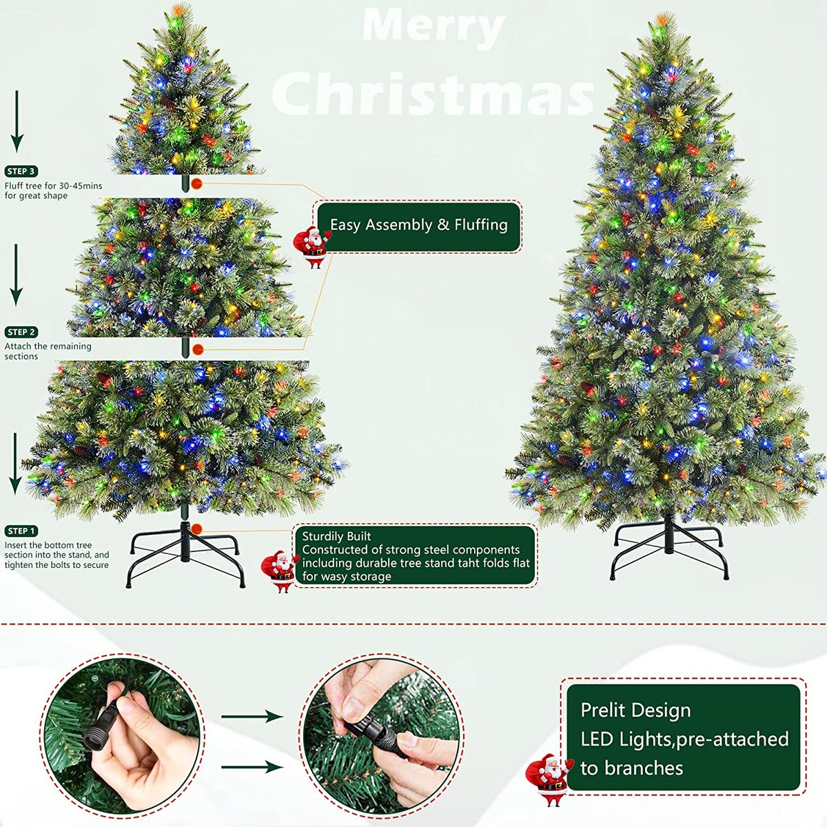 Kunstkerstboom Premium 102x30x29 cm