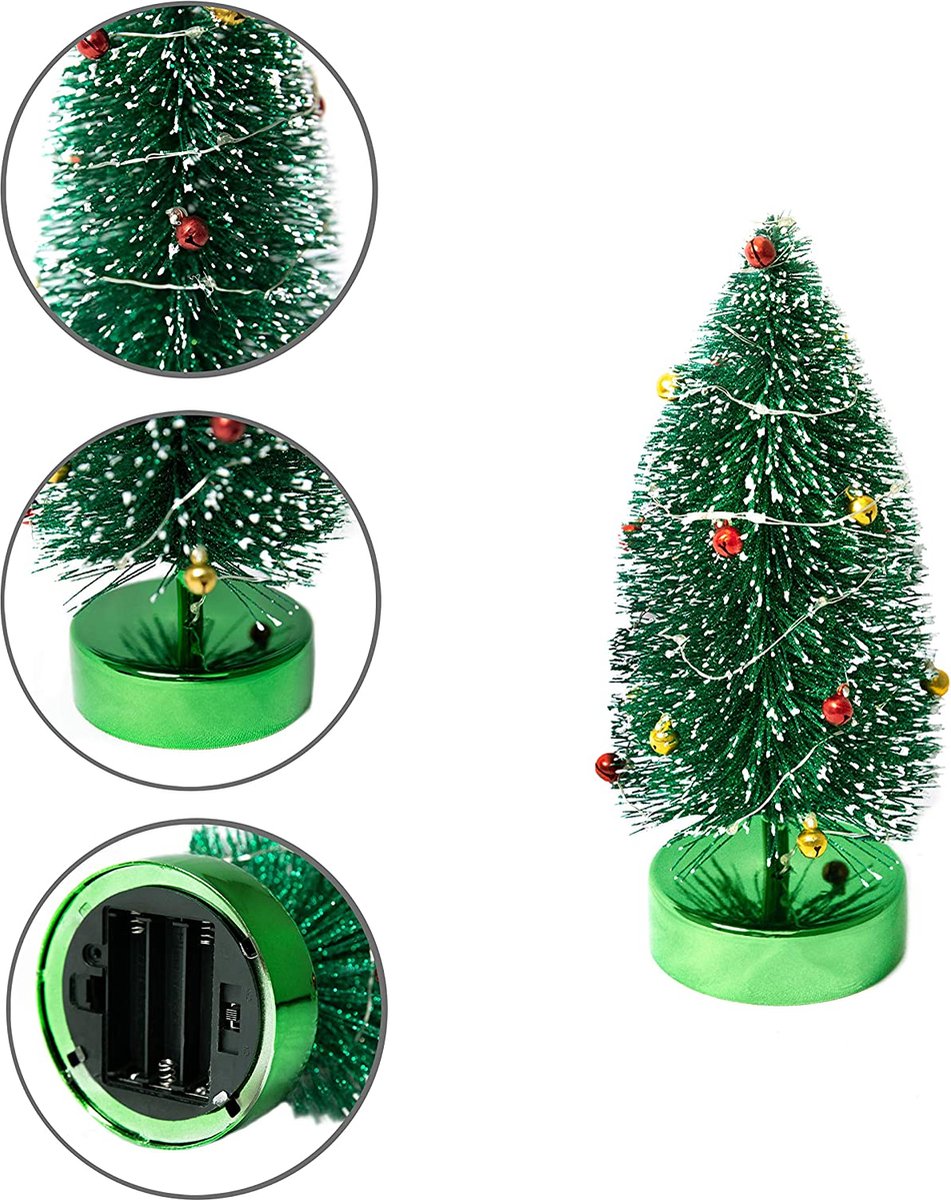 Kunstkerstboom Premium 10x10x24 cm