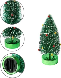 Kunstkerstboom Premium 10x10x24 cm