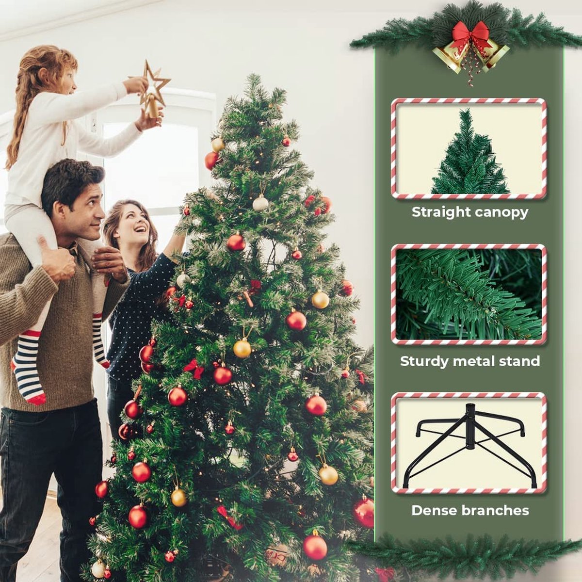 Kunstkerstboom Premium 110x110x180 cm