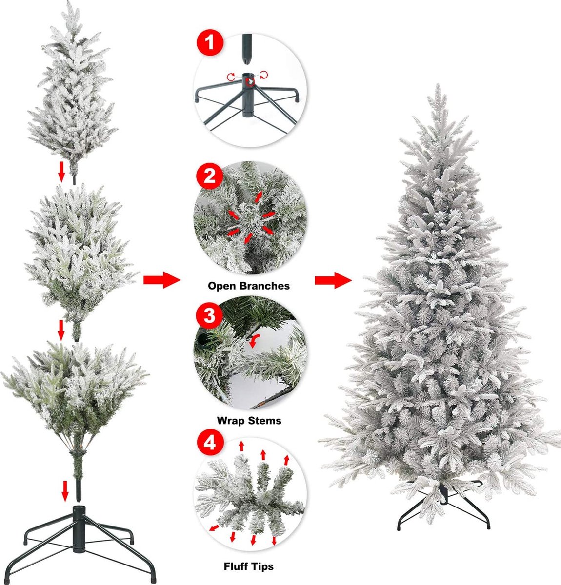 Kunstkerstboom Premium 118,8x33,6x33 cm