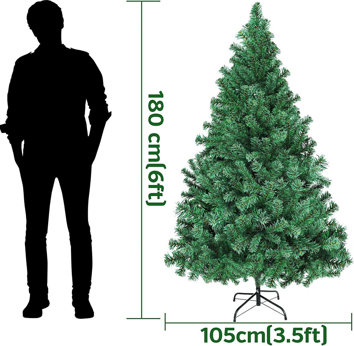 Kunstkerstboom Premium 180 cm