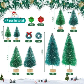 Kunstkerstboom Premium 22,7x21x5,6 cm
