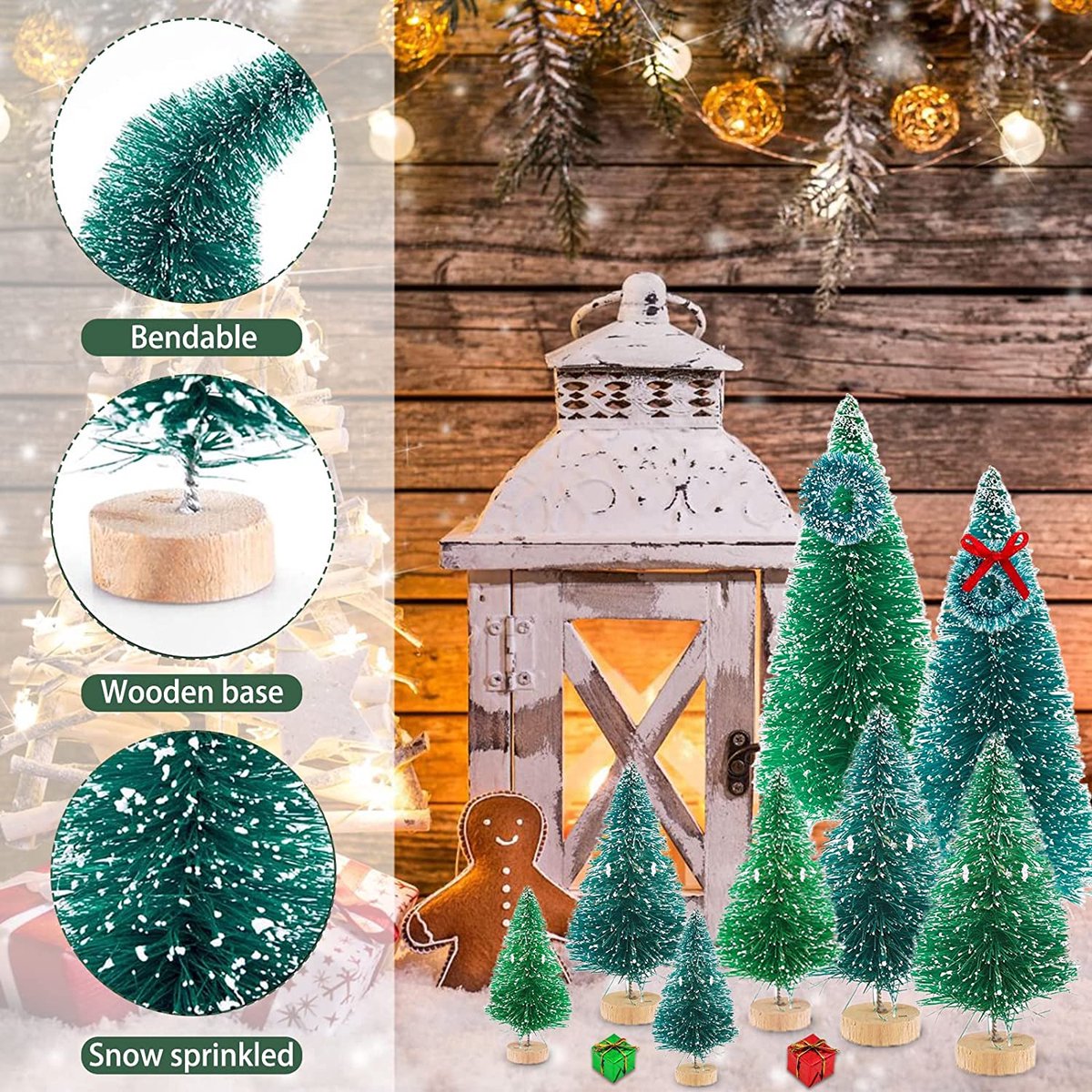 Kunstkerstboom Premium 22,7x21x5,6 cm