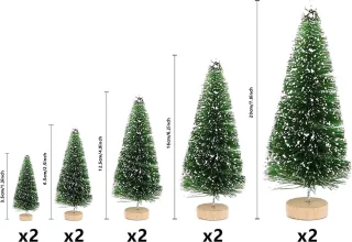 Kunstkerstboom Premium 25,3x17,7x8,7 cm