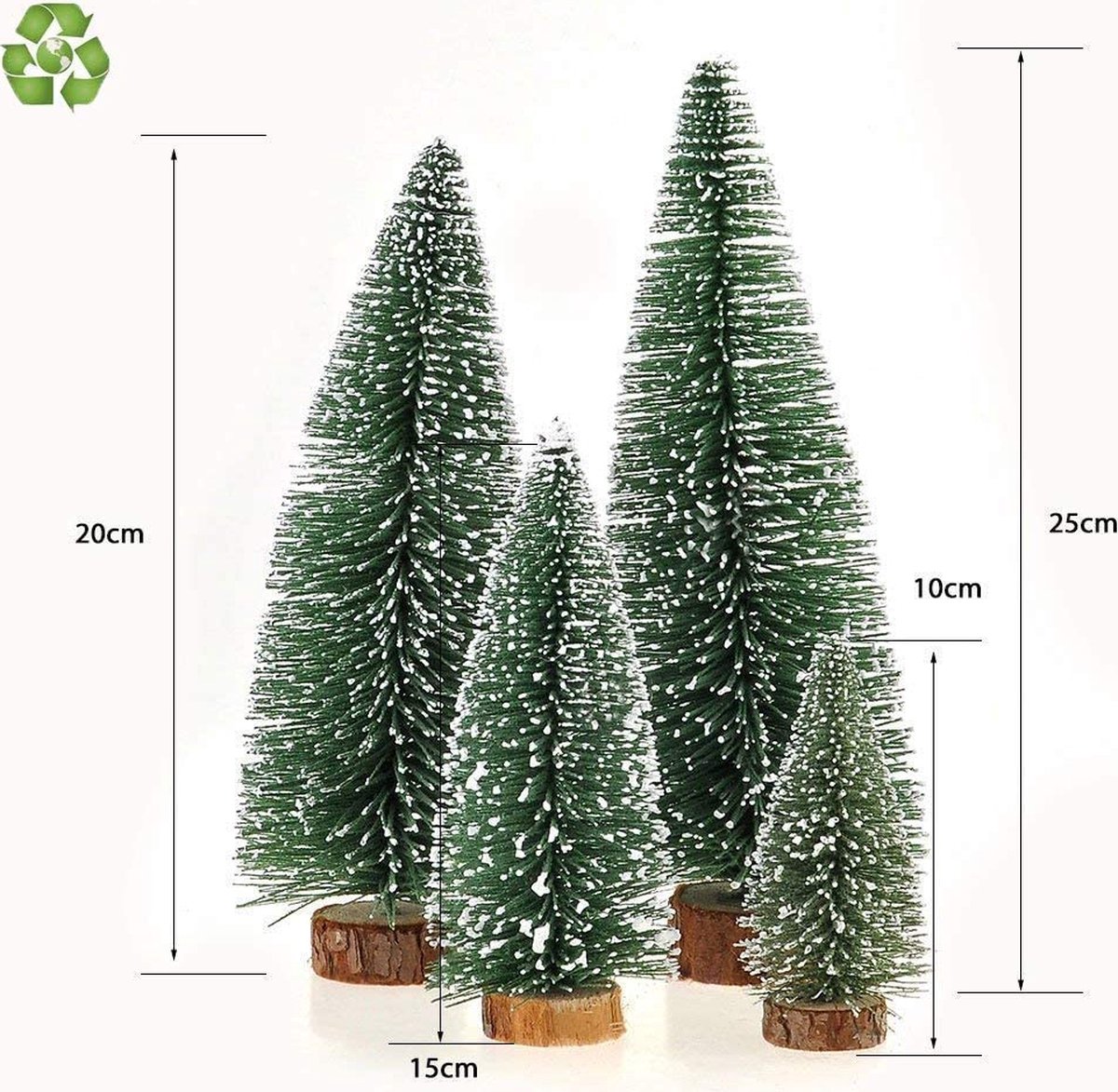 Kunstkerstboom Premium 26,3x11,4x7,2 cm