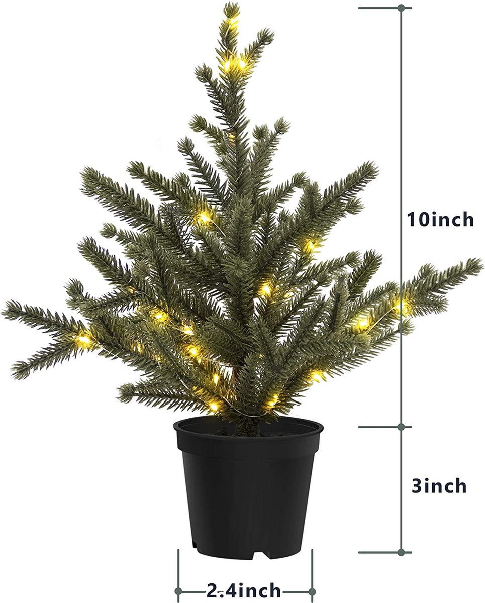Kunstkerstboom Premium 27,8x9,3x9,3 cm