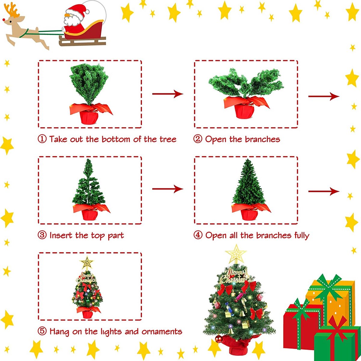 Kunstkerstboom Premium 35x10x61 cm