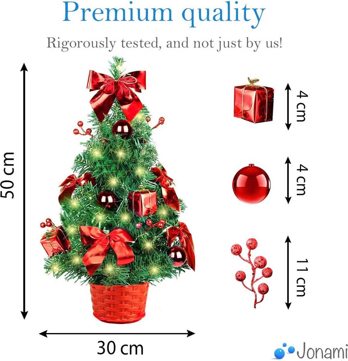 Kunstkerstboom Premium 39,2x21,6x11,5 cm
