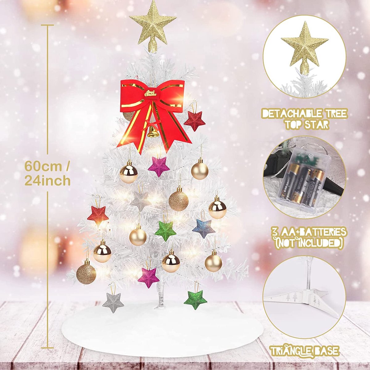 Kunstkerstboom Premium 40x40x60 cm