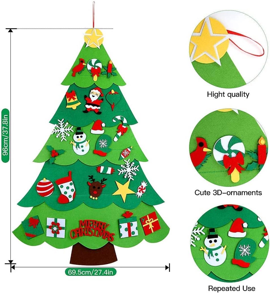Kunstkerstboom Premium 69,5x96 cm