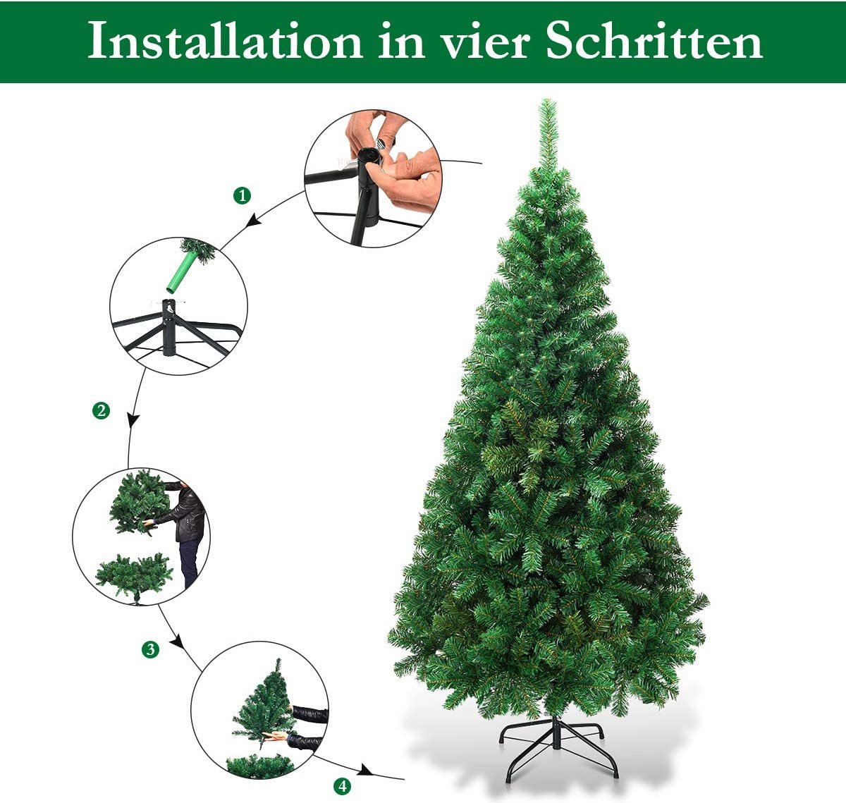 Kunstkerstboom Premium 75x75x150 cm