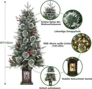 Kunstkerstboom PVC 125 cm