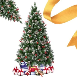 Kunstkerstboom PVC 150 cm met metalen standaard