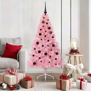 De Kunstkerstboom PVC 150 cm Roze in één oogopslag