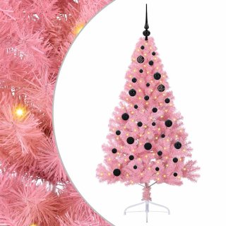 Wat vinden we goed aan de Kunstkerstboom PVC 150 cm Roze