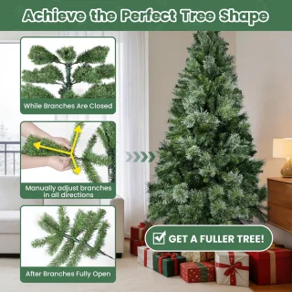 Kunstkerstboom PVC 155 cm