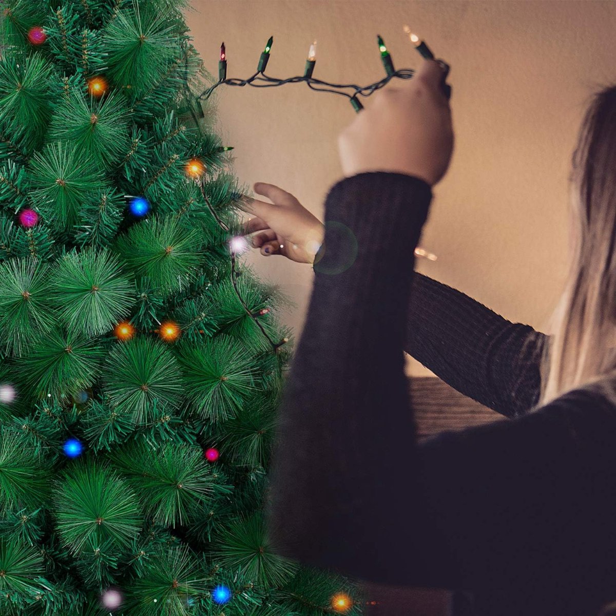 Kunstkerstboom PVC 180 cm met metalen standaard groen