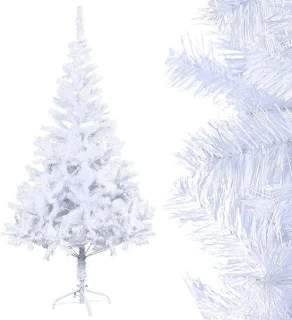 Kunstkerstboom PVC 210 cm wit