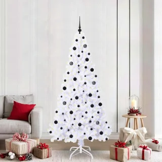 Kunstkerstboom PVC 210 cm Wit