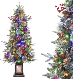 Kunstkerstboom PVC dennenboom 125 cm
