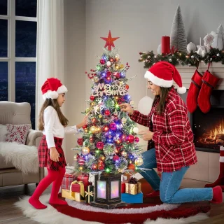 Kunstkerstboom PVC dennenboom 125 cm