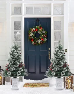 Kunstkerstboom PVC dennenboom 90 cm