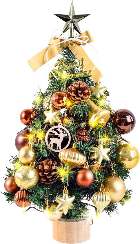 Kunstkerstboom PVC Dennenboom Met Ornamenten Indoor