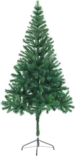 Kunstkerstboom PVC dicht 180x90 cm wit