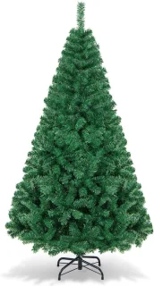 Kunstkerstboom PVC Hoog met Metalen Standaard - Groen