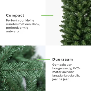 Kunstkerstboom PVC Potloodmodel Smal 120 cm