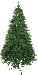 Wat vinden we goed aan de Kunstkerstboom PVC-spar 180 cm met metalen standaard