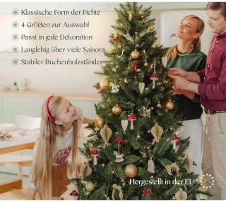 Kunstkerstboom PVC-spar 180 cm