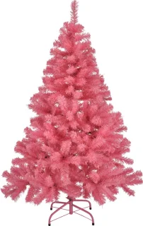 kunstkerstboom roze 120 cm