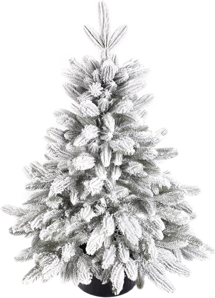 Kunstkerstboom Scandinavische Spar PE 80 cm in Pot