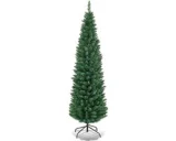 Kunstkerstboom slank potloodontwerp 180 cm groen