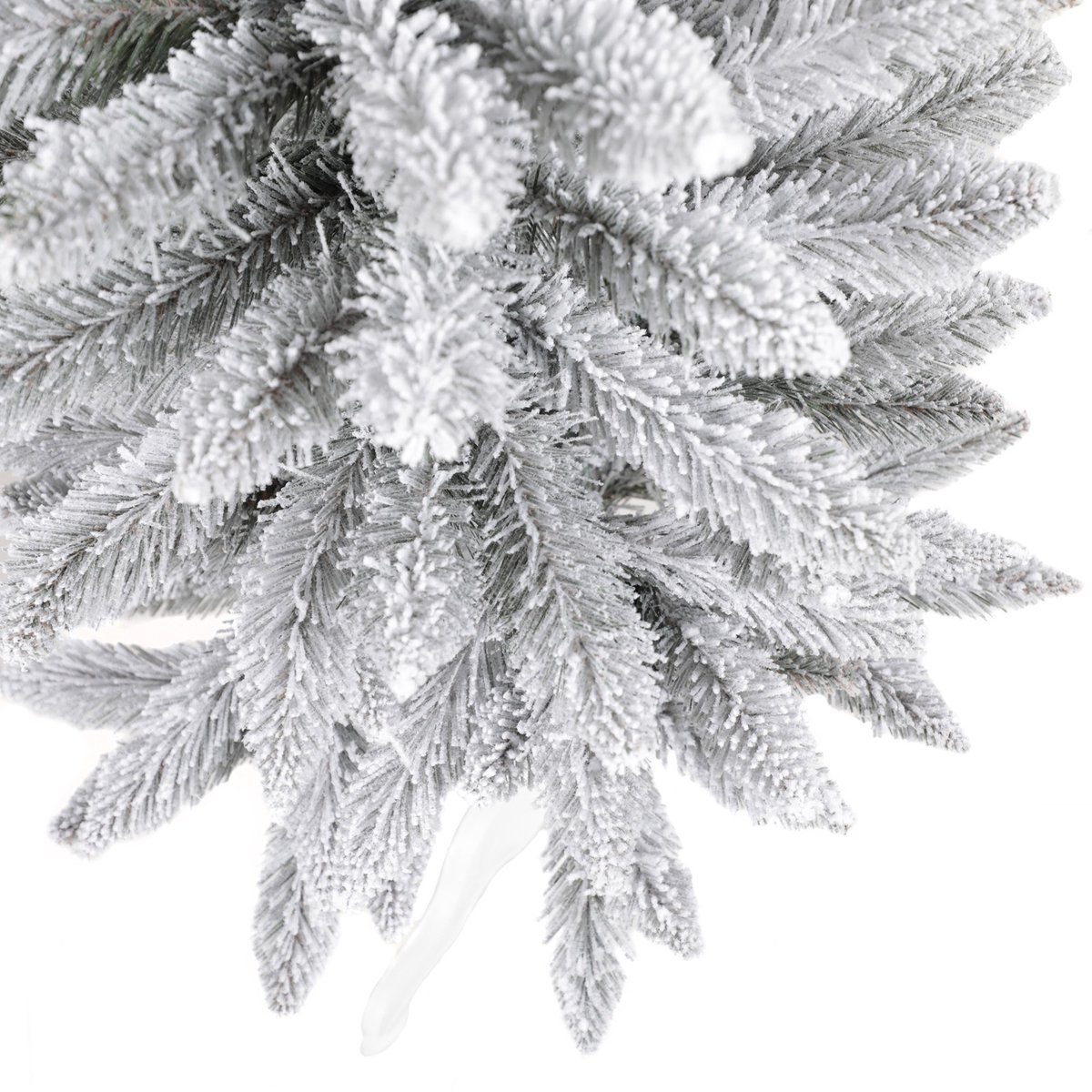 Kunstkerstboom Slanke Besneeuwde Spar PVC 120 cm
