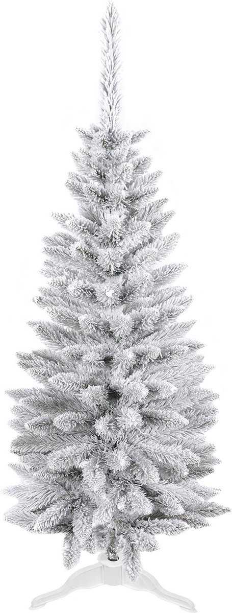 Kunstkerstboom Slanke Besneeuwde Spar PVC 120 cm